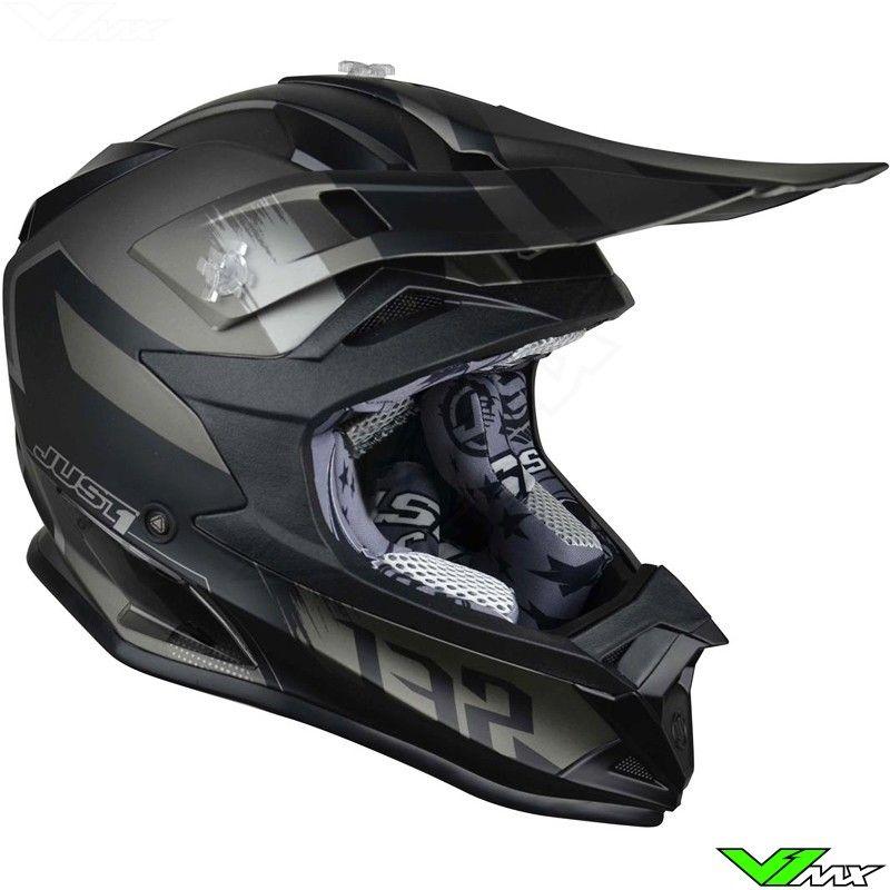 Шлем (кроссовый) JUST1 J32 PRO Kick titanium matt (2018)